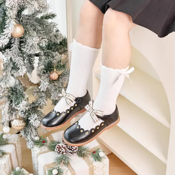 Felix &amp; Flora Toddler Little Girl Mary Jane Dress Shoes - Ballet Flats for Girl Party School Shoes