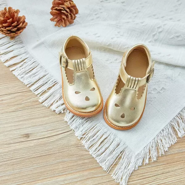 Felix &amp; Flora Toddler Little Girl Mary Jane Dress Shoes - Ballet Flats for Girl Party School Shoes