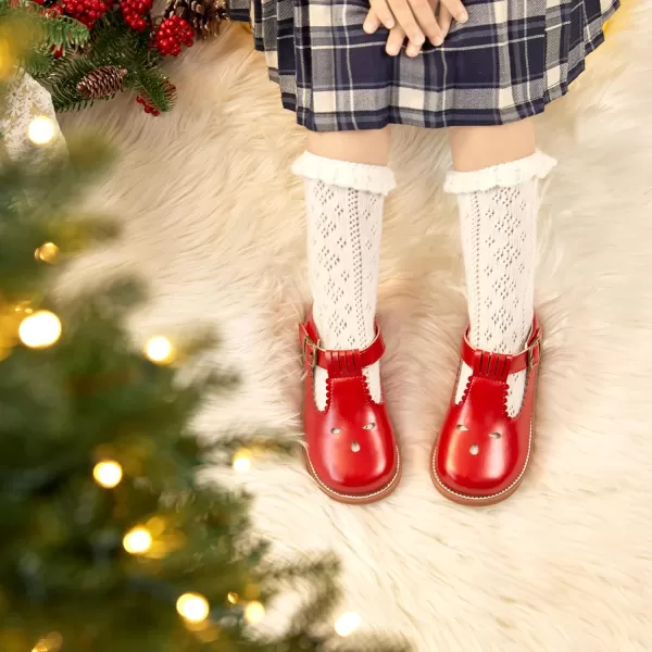 Felix &amp; Flora Toddler Little Girl Mary Jane Dress Shoes - Ballet Flats for Girl Party School Shoes