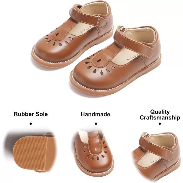Felix &amp; Flora Toddler Little Girl Mary Jane Dress Shoes - Ballet Flats for Girl Party School Shoes