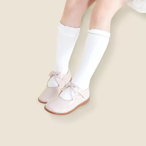 Felix &amp; Flora Toddler Little Girl Mary Jane Dress Shoes - Ballet Flats for Girl Party School Shoes