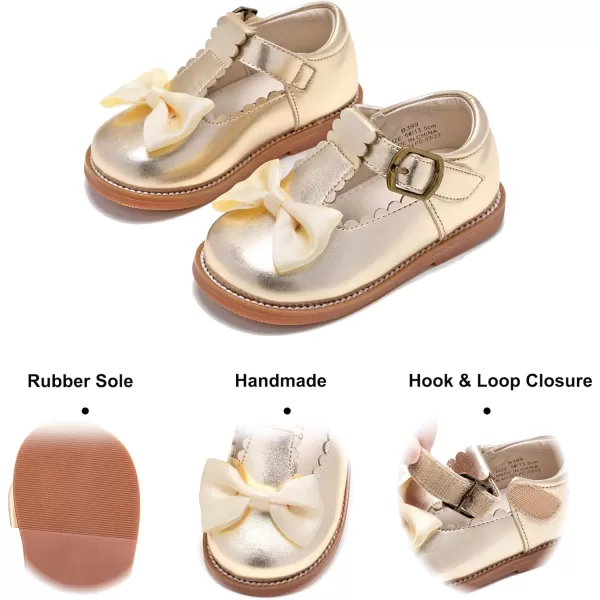 Felix &amp; Flora Toddler Little Girl Mary Jane Dress Shoes - Ballet Flats for Girl Party School Shoes