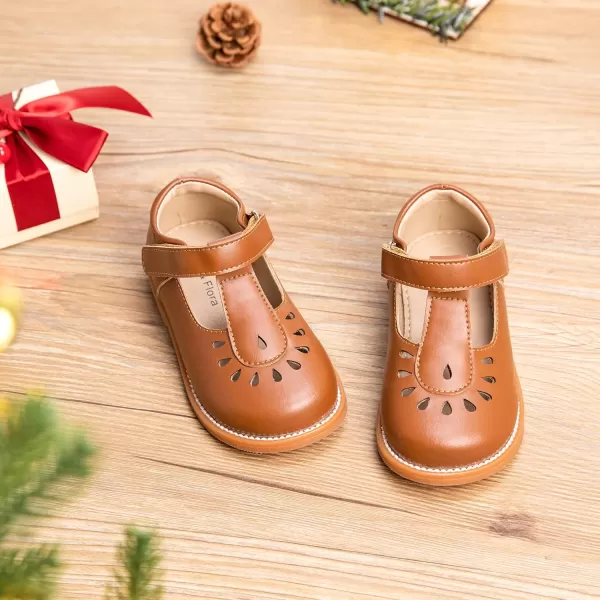 Felix &amp; Flora Toddler Little Girl Mary Jane Dress Shoes - Ballet Flats for Girl Party School Shoes