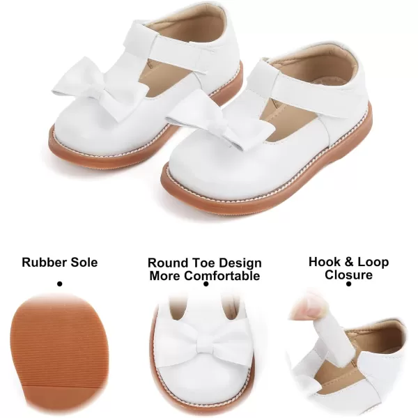 Felix &amp; Flora Toddler Little Girl Mary Jane Dress Shoes - Ballet Flats for Girl Party School Shoes
