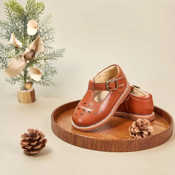 Felix &amp; Flora Toddler Little Girl Mary Jane Dress Shoes - Ballet Flats for Girl Party School Shoes