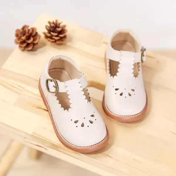 Felix &amp; Flora Toddler Little Girl Mary Jane Dress Shoes - Ballet Flats for Girl Party School Shoes