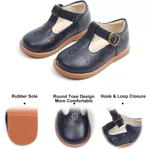 Felix &amp; Flora Toddler Little Girl Mary Jane Dress Shoes - Ballet Flats for Girl Party School Shoes