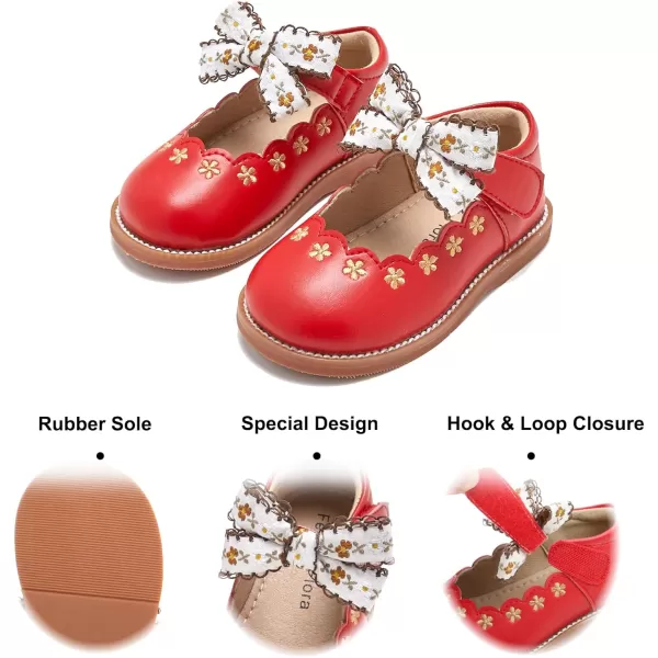 Felix &amp; Flora Toddler Little Girl Mary Jane Dress Shoes - Ballet Flats for Girl Party School Shoes