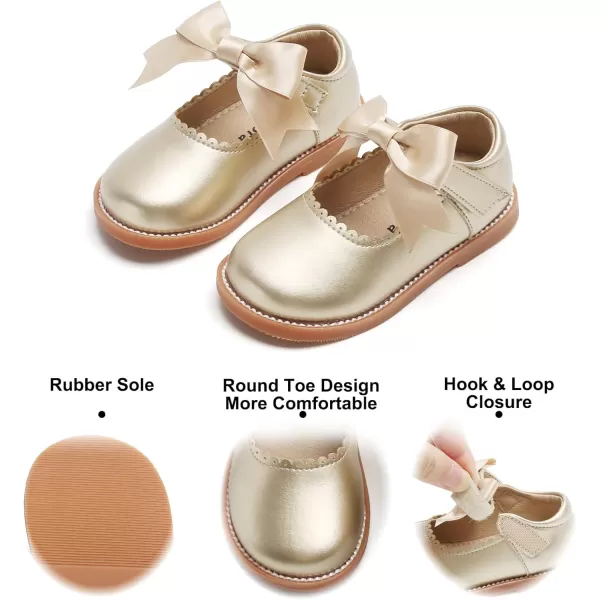 Felix &amp; Flora Toddler Little Girl Mary Jane Dress Shoes - Ballet Flats for Girl Party School Shoes
