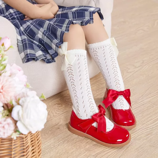 Felix &amp; Flora Toddler Little Girl Mary Jane Dress Shoes - Ballet Flats for Girl Party School Shoes