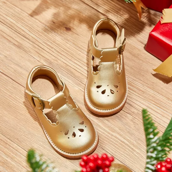 Felix &amp; Flora Toddler Little Girl Mary Jane Dress Shoes - Ballet Flats for Girl Party School Shoes