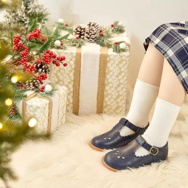 Felix &amp; Flora Toddler Little Girl Mary Jane Dress Shoes - Ballet Flats for Girl Party School Shoes