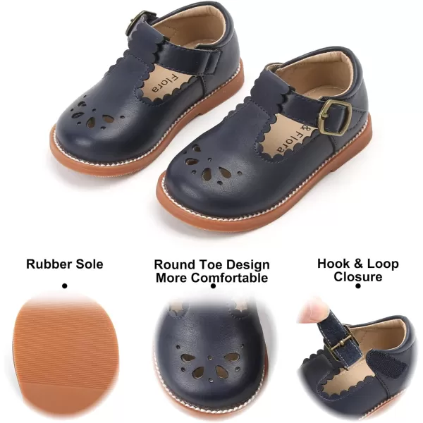 Felix &amp; Flora Toddler Little Girl Mary Jane Dress Shoes - Ballet Flats for Girl Party School Shoes