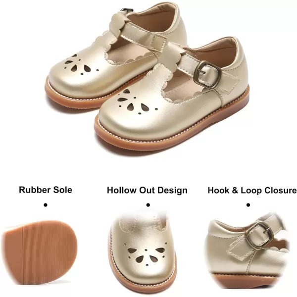Felix &amp; Flora Toddler Little Girl Mary Jane Dress Shoes - Ballet Flats for Girl Party School Shoes