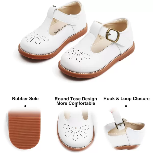 Felix &amp; Flora Toddler Little Girl Mary Jane Dress Shoes - Ballet Flats for Girl Party School Shoes