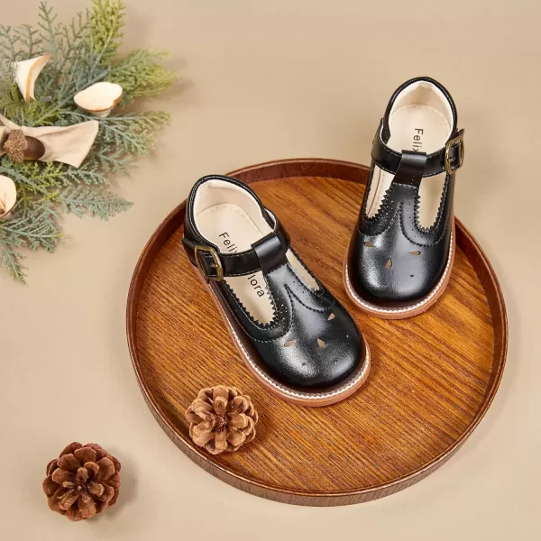 Felix &amp; Flora Toddler Little Girl Mary Jane Dress Shoes - Ballet Flats for Girl Party School Shoes