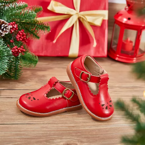 Felix &amp; Flora Toddler Little Girl Mary Jane Dress Shoes - Ballet Flats for Girl Party School Shoes