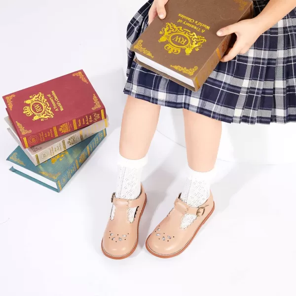 Felix &amp; Flora Toddler Little Girl Mary Jane Dress Shoes - Ballet Flats for Girl Party School Shoes