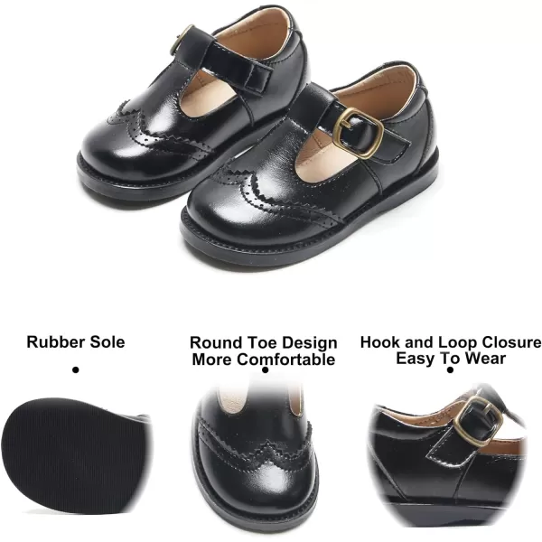 Felix &amp; Flora Toddler Little Girl Mary Jane Dress Shoes - Ballet Flats for Girl Party School Shoes