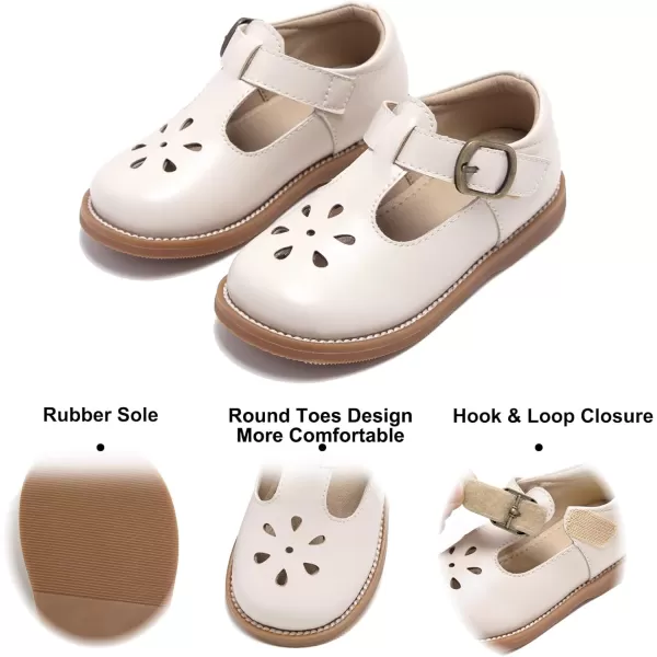 Felix &amp; Flora Toddler Little Girl Mary Jane Dress Shoes - Ballet Flats for Girl Party School Shoes