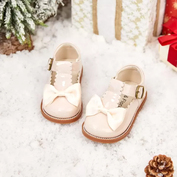Felix &amp; Flora Toddler Little Girl Mary Jane Dress Shoes - Ballet Flats for Girl Party School Shoes