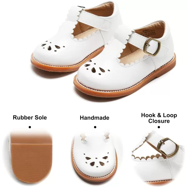 Felix &amp; Flora Toddler Little Girl Mary Jane Dress Shoes - Ballet Flats for Girl Party School Shoes