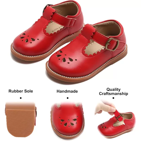 Felix &amp; Flora Toddler Little Girl Mary Jane Dress Shoes - Ballet Flats for Girl Party School Shoes