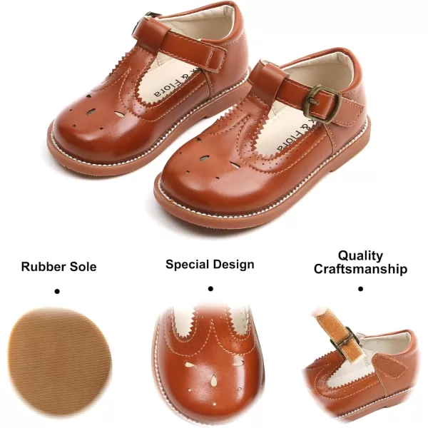 Felix &amp; Flora Toddler Little Girl Mary Jane Dress Shoes - Ballet Flats for Girl Party School Shoes