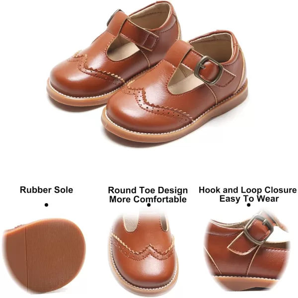 Felix &amp; Flora Toddler Little Girl Mary Jane Dress Shoes - Ballet Flats for Girl Party School Shoes