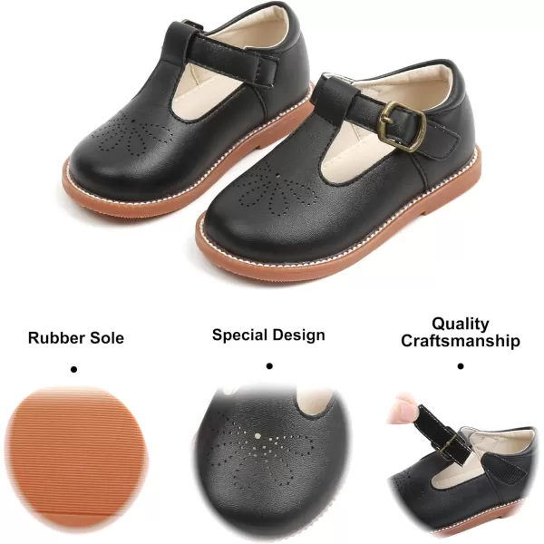 Felix &amp; Flora Toddler Little Girl Mary Jane Dress Shoes - Ballet Flats for Girl Party School Shoes