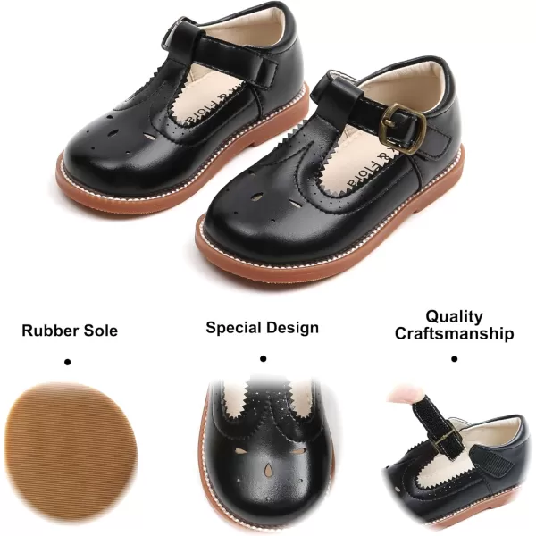 Felix &amp; Flora Toddler Little Girl Mary Jane Dress Shoes - Ballet Flats for Girl Party School Shoes