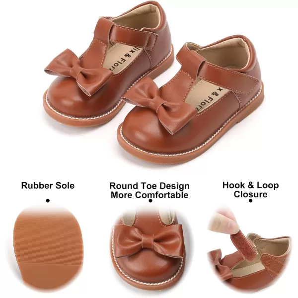 Felix &amp; Flora Toddler Little Girl Mary Jane Dress Shoes - Ballet Flats for Girl Party School Shoes