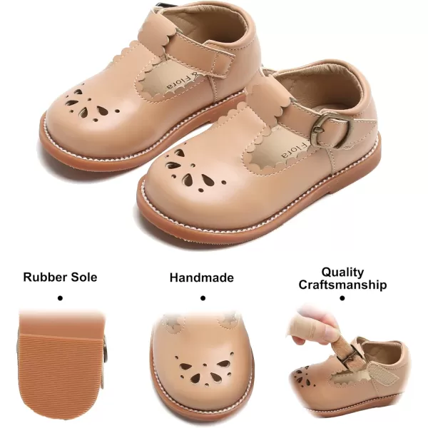 Felix &amp; Flora Toddler Little Girl Mary Jane Dress Shoes - Ballet Flats for Girl Party School Shoes