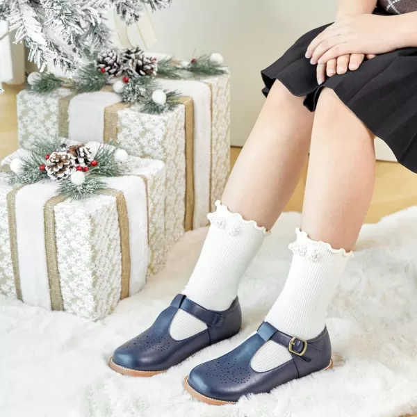 Felix &amp; Flora Toddler Little Girl Mary Jane Dress Shoes - Ballet Flats for Girl Party School Shoes