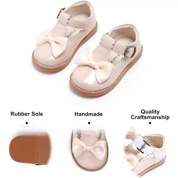 Felix &amp; Flora Toddler Little Girl Mary Jane Dress Shoes - Ballet Flats for Girl Party School Shoes
