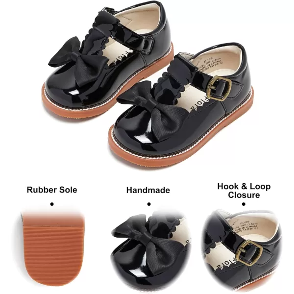 Felix &amp; Flora Toddler Little Girl Mary Jane Dress Shoes - Ballet Flats for Girl Party School Shoes