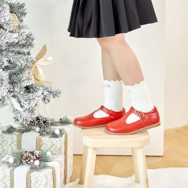 Felix &amp; Flora Toddler Little Girl Mary Jane Dress Shoes - Ballet Flats for Girl Party School Shoes