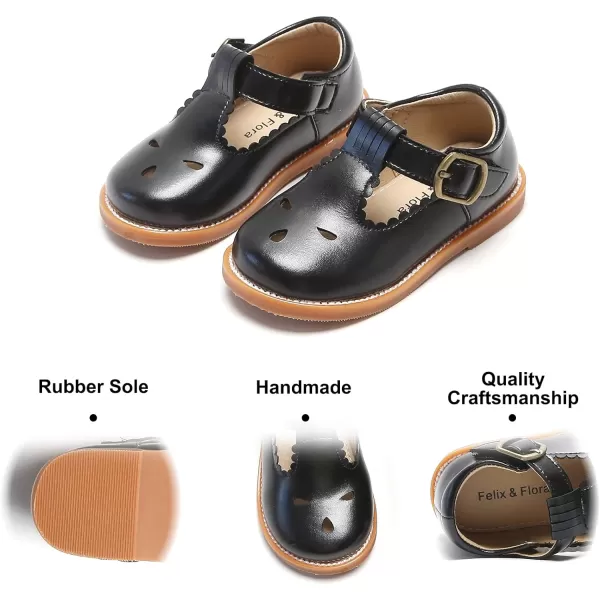 Felix &amp; Flora Toddler Little Girl Mary Jane Dress Shoes - Ballet Flats for Girl Party School Shoes