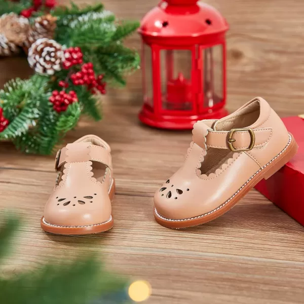 Felix &amp; Flora Toddler Little Girl Mary Jane Dress Shoes - Ballet Flats for Girl Party School Shoes