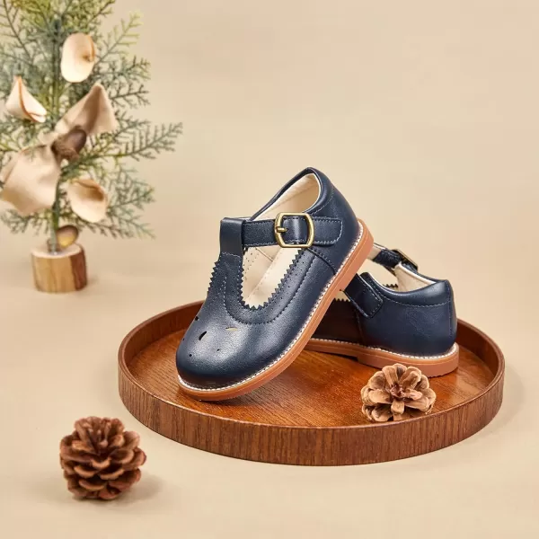 Felix &amp; Flora Toddler Little Girl Mary Jane Dress Shoes - Ballet Flats for Girl Party School Shoes