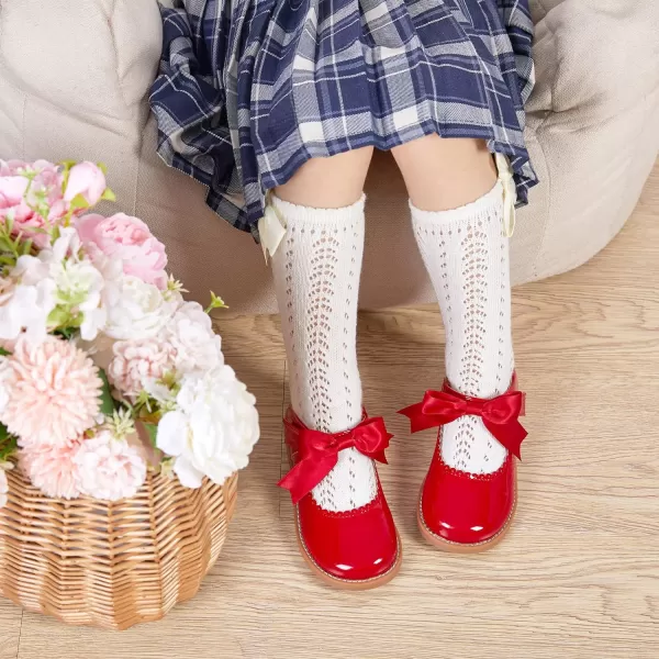 Felix &amp; Flora Toddler Little Girl Mary Jane Dress Shoes - Ballet Flats for Girl Party School Shoes