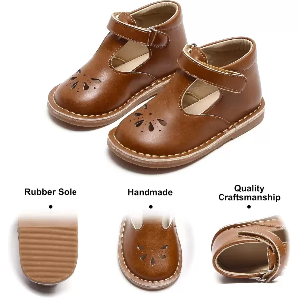 Felix &amp; Flora Toddler Little Girl Mary Jane Dress Shoes - Ballet Flats for Girl Party School Shoes