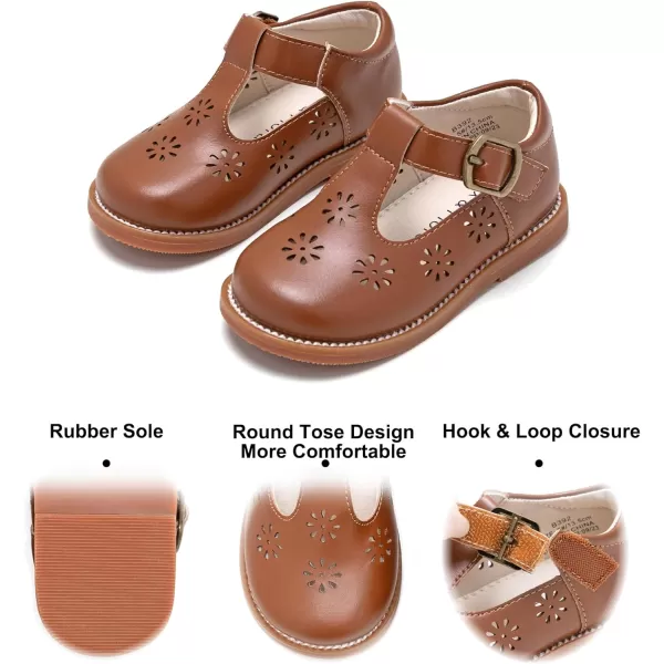 Felix &amp; Flora Toddler Little Girl Mary Jane Dress Shoes - Ballet Flats for Girl Party School Shoes