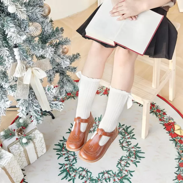 Felix &amp; Flora Toddler Little Girl Mary Jane Dress Shoes - Ballet Flats for Girl Party School Shoes