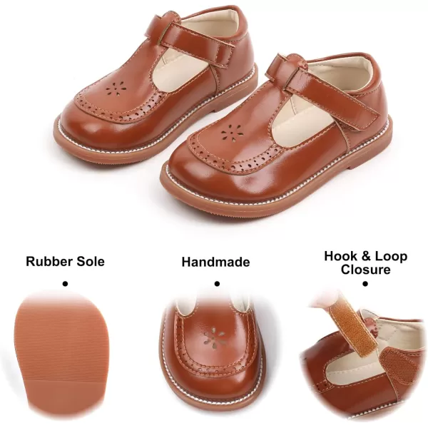Felix &amp; Flora Toddler Little Girl Mary Jane Dress Shoes - Ballet Flats for Girl Party School Shoes
