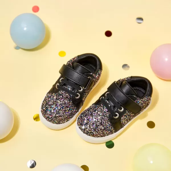 Felix &amp; Flora Toddler/Little Kid Girls Running Shoes Sports Sneakers Princess Casual Glitter Shoes.