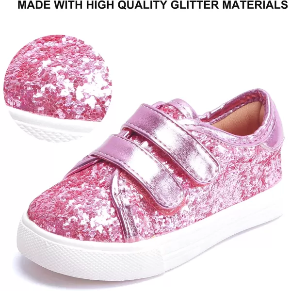 Felix &amp; Flora Toddler/Little Kid Girls Running Shoes Sports Sneakers Princess Casual Glitter Shoes.