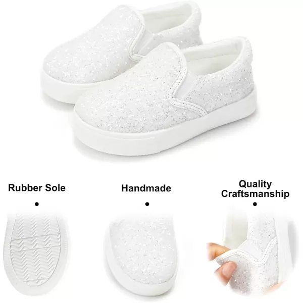 Felix &amp; Flora Toddler/Little Kid Girls Running Shoes Sports Sneakers Princess Casual Glitter Shoes.