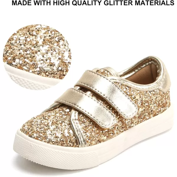 Felix &amp; Flora Toddler/Little Kid Girls Running Shoes Sports Sneakers Princess Casual Glitter Shoes.