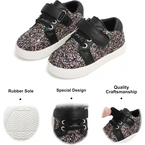 Felix &amp; Flora Toddler/Little Kid Girls Running Shoes Sports Sneakers Princess Casual Glitter Shoes.